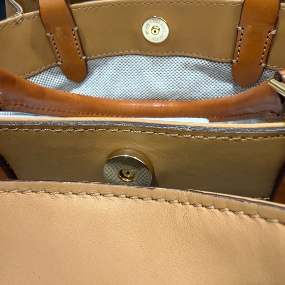 Dooney & Bourke Brown Leather Backpack - Picture 10 of 12